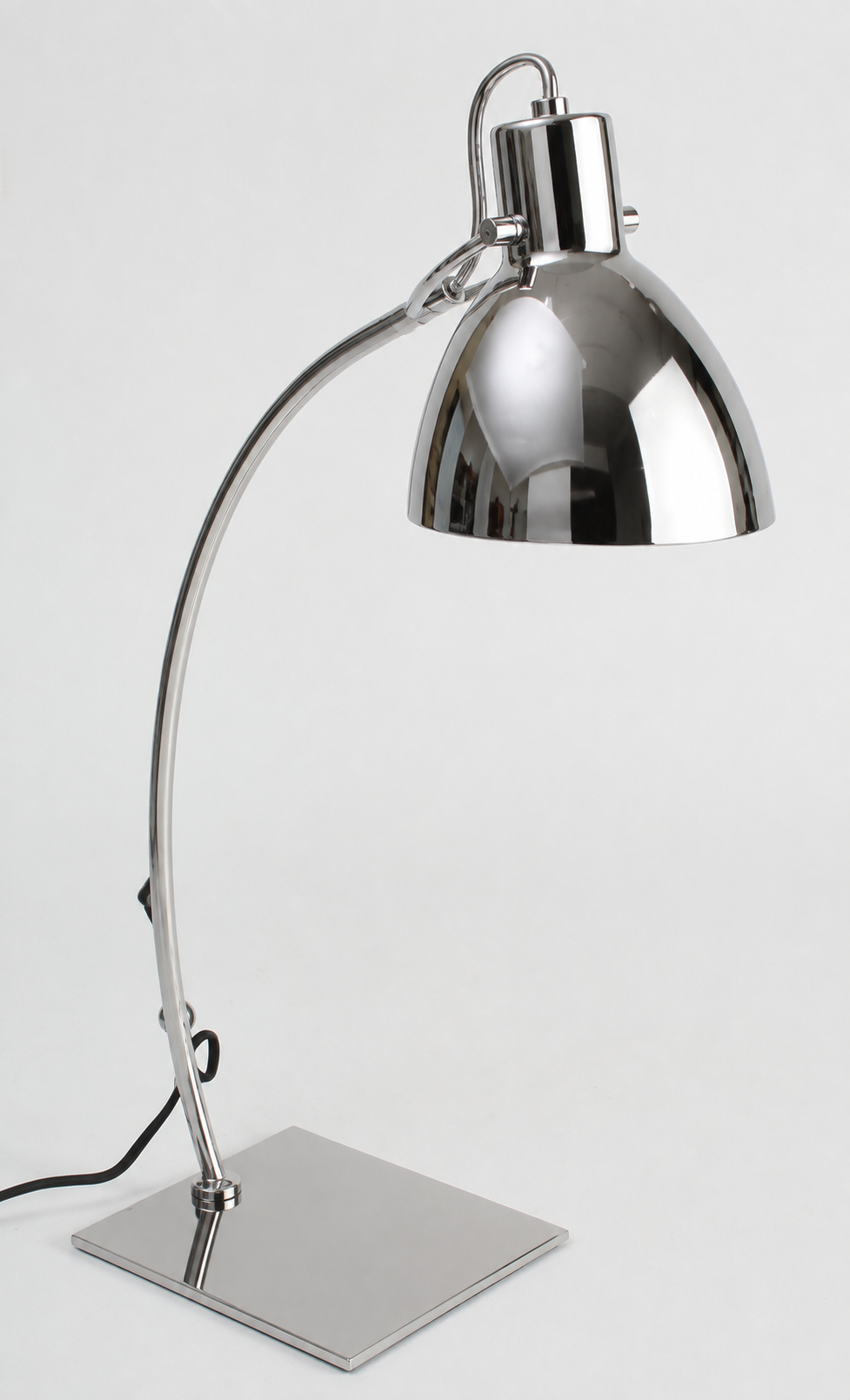 Seeddesign Focus bordlampe i krom med lysdæmper
