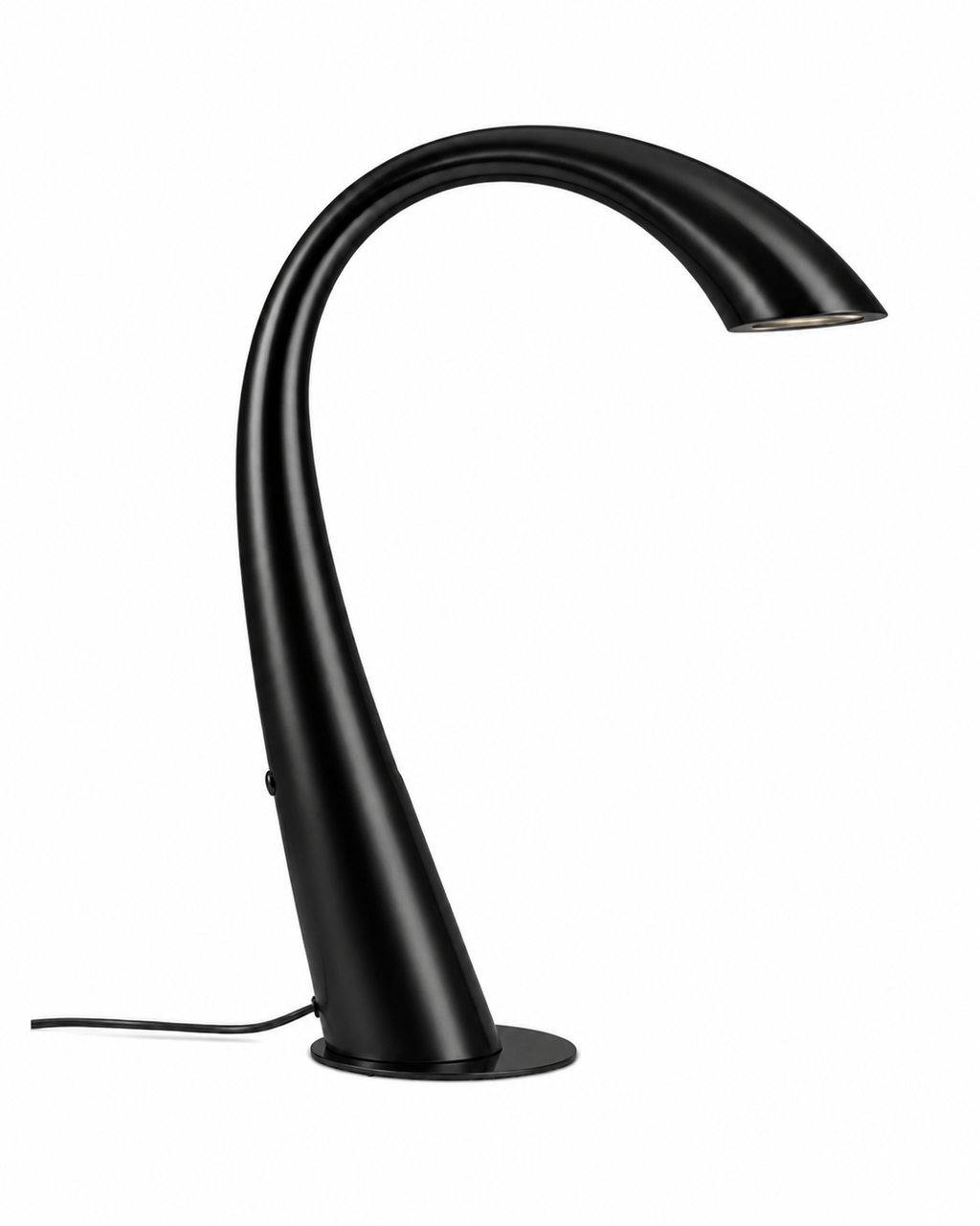 Seeddesign Loch Ness bordlampe sølv med touch lysdæmper