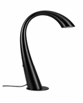 Seeddesign Loch Ness bordlampe sølv med touch lysdæmper