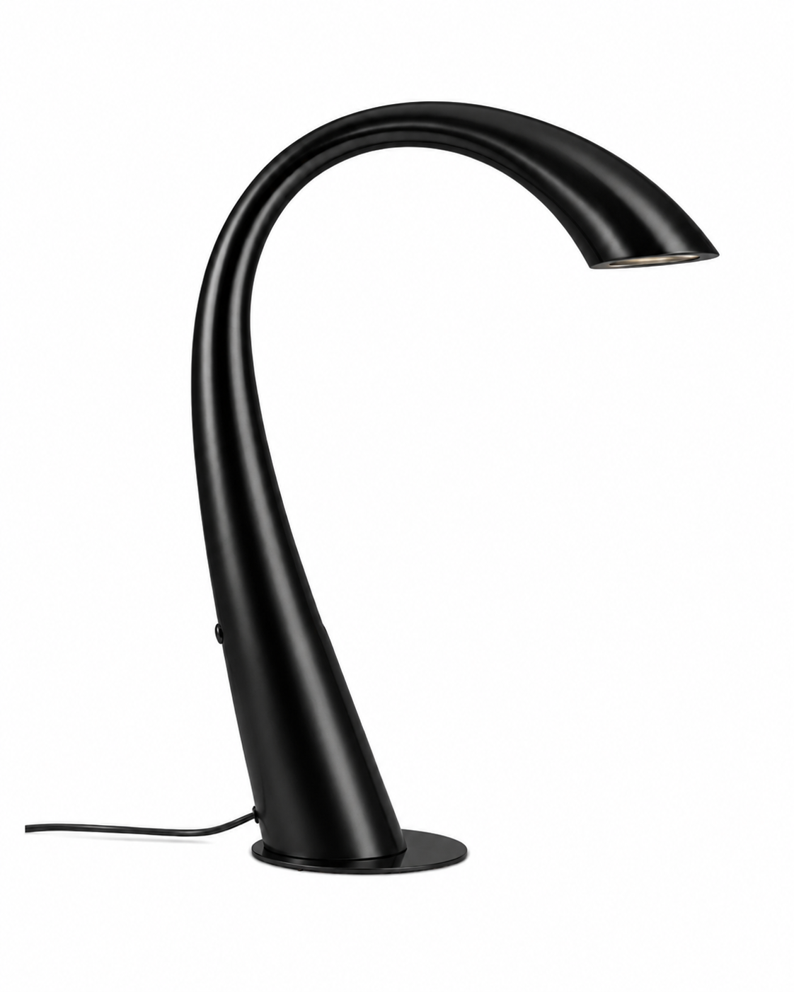 Seeddesign Loch Ness bordlampe sølv med touch lysdæmper